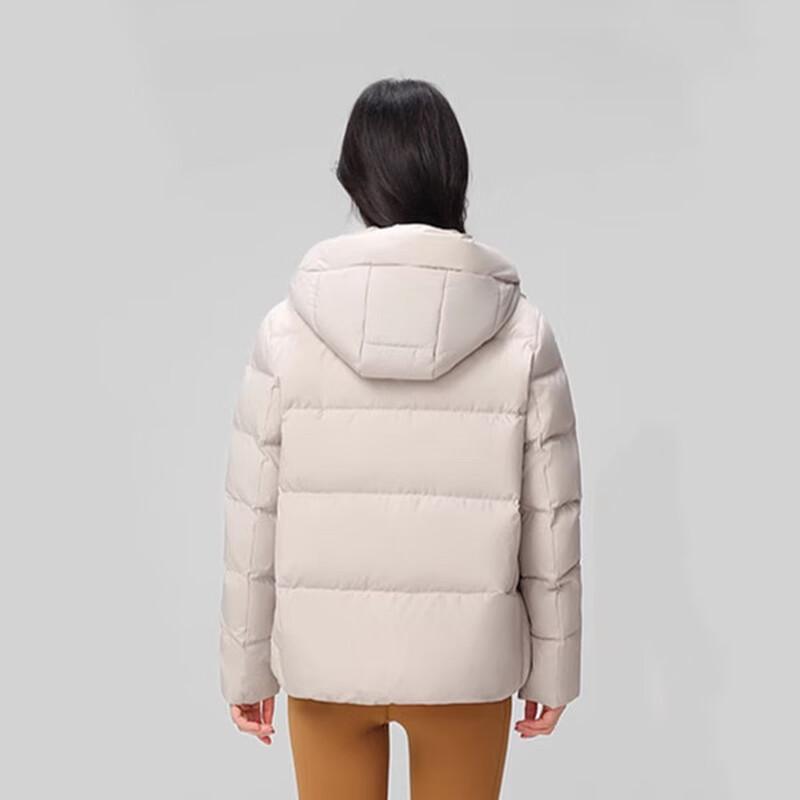 XueZhongFei Short Hooded Down Jacket