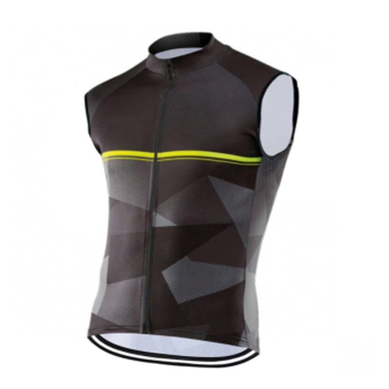 2026 Summer Men's Bicycle Cycling Vest Windproof Running Vest MTB Bike Mesh Fabric Breathable Clothing Sleeveless Road Cycling Jerseys