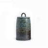 Japanese Ceramic Sealed Tea Caddy Coarse Pottery Large Vintage Spice Jar Tank Food Container