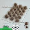 10mm23 Tufts of Seasonal Grass for Miniature Dioramas and Models