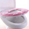 Toilet Cover Plush Seat Waterproof Universal Toilet Ring Washable Bathroom Mat Decorative With Random Color Back Of Seat Cushion