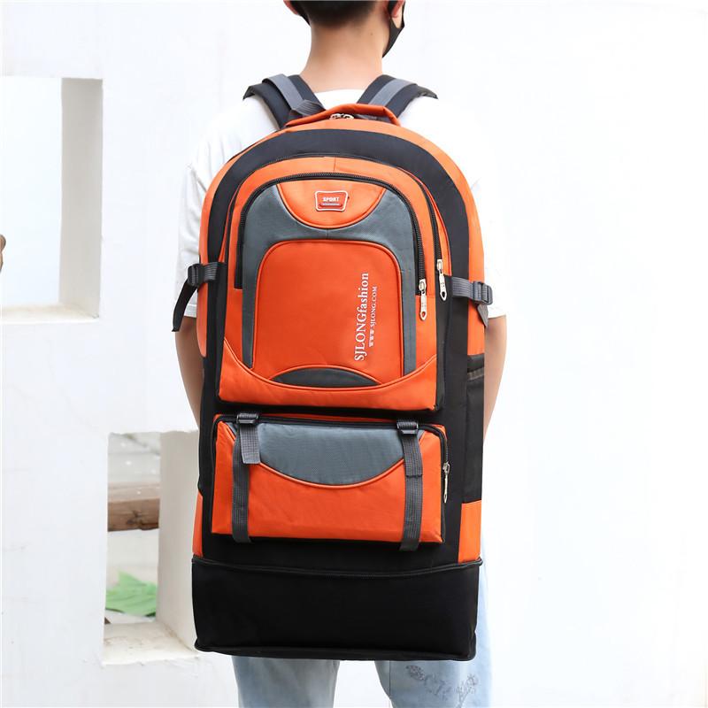 Mountaineering Bag Thickened Oxford Cloth Casual Outdoor Large-Capacity Water-Repellent Outdoor Travel Folding Backpack