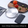 Qianxing Stainless Steel Round Plate Set