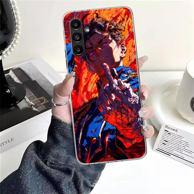 Anime F-ullmetal A-Alchemist Phone Case For Samsung Galaxy A13 A14 A15 A16 A17 A53 A54 A55 A56 A57 A33 A34 A35 A36 A37 A23 A24 A
