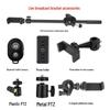 All-Metal Gimbal Phone E-Clamp: Live Streaming Stand with Plastic Mini Ball Head & O-Clamp for Overhead Shots