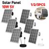 5V 10W Solar Panels For Eufy/Ring For Arlo Ultra Camera Wall Mount Waterproof Solar Cell System With 9.8ft Power Cable 1/2/3PCS 4