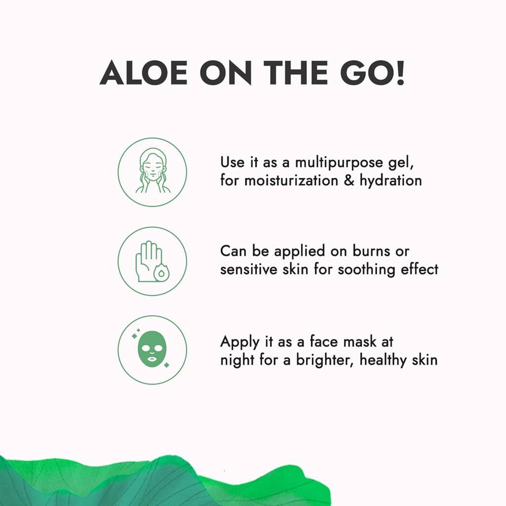 Kapiva Pure Aloe Vera Skin Gel 250g Pack For Face Hair Hydrating Moisturising Soothing Multipurpose Gel