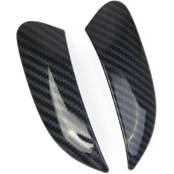 Korlot Carbon Fiber Style Inner Rear Door Handle Side Patch Cover Trims Accessories for Chevrolet Traverse 2018-2023 Blazer 2019-2023