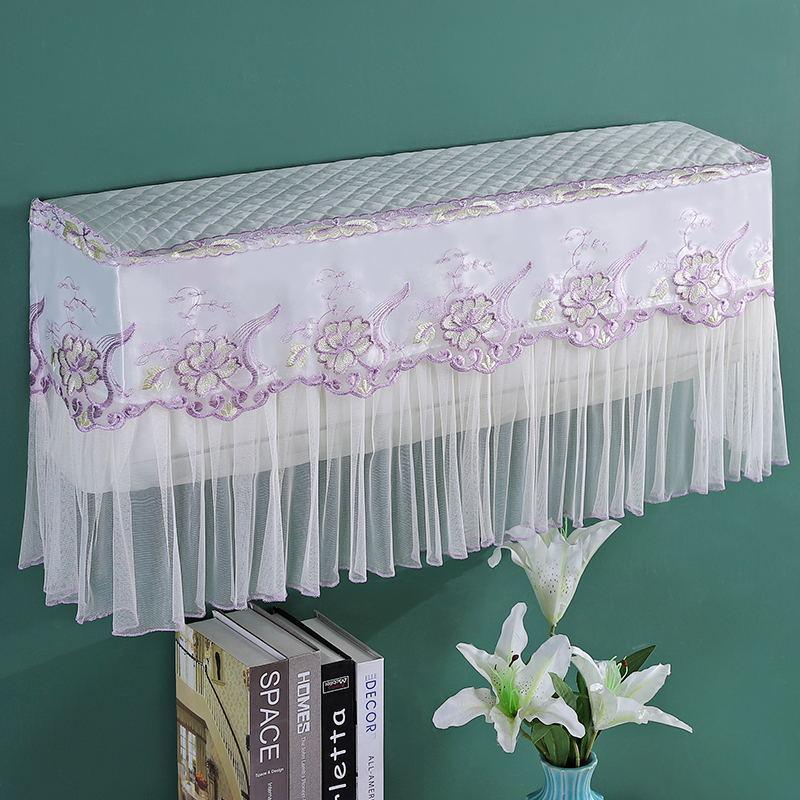 Large Size Lace Hanging Air Conditioning Dust Cover All-Inclusive  Conditioner Protective Luxury Embroidery Home Decoration