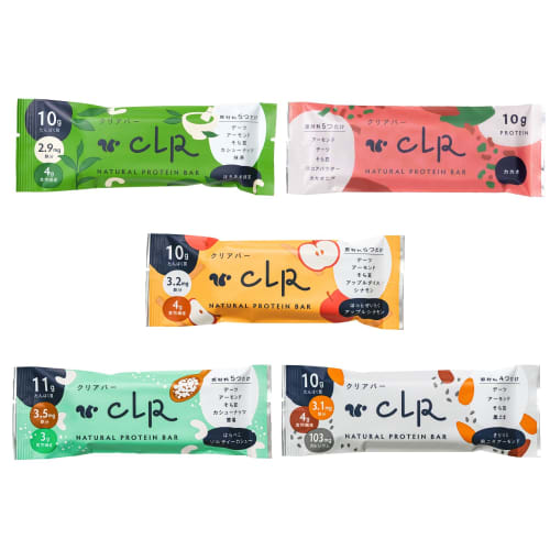 Snack Me Premium Protein Bar CLR BAR Clear Bar Gluten-Free Vegan No Added Sugar Diet Fasting Bar (5 Bars, Matcha & Best 4 Flavor Set)