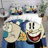 Tessuti per la Casa 3D Cartone Animato Cuphead Set Biancheria da Letto Stampato Con Federa Copripiumino Morbido Queen King Size Biancheria da Letto Casa