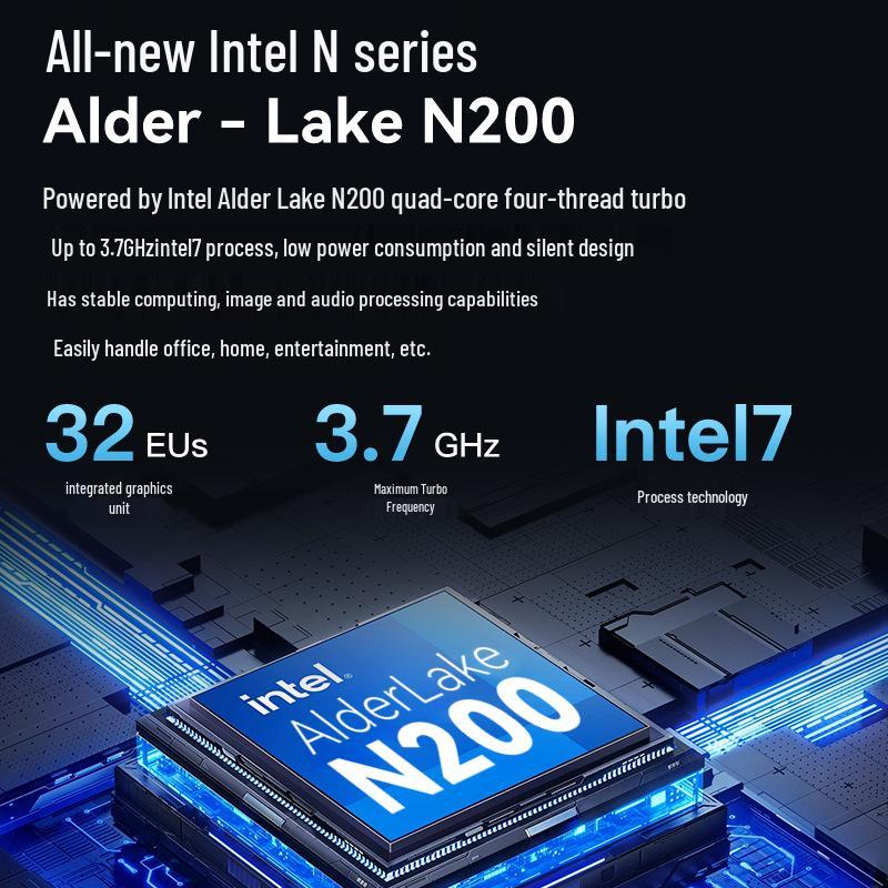 Mofang 12th Gen N150 Mini PC - Win11, Office Home, N100, Gaming, 4K, Portable, Compact.