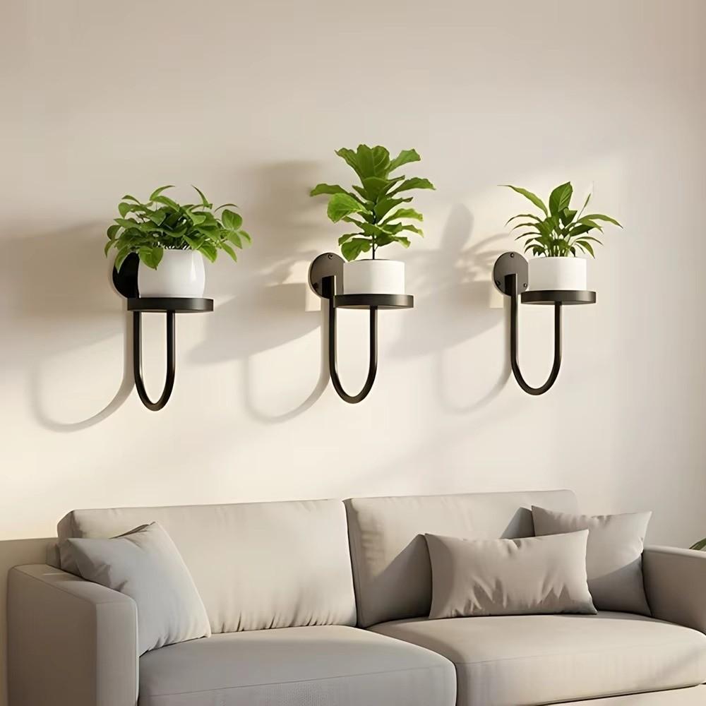 Space Saving Hanging Plant Stand Bonsai Hanging Metal Flower Shelf  Outdoor Gardening