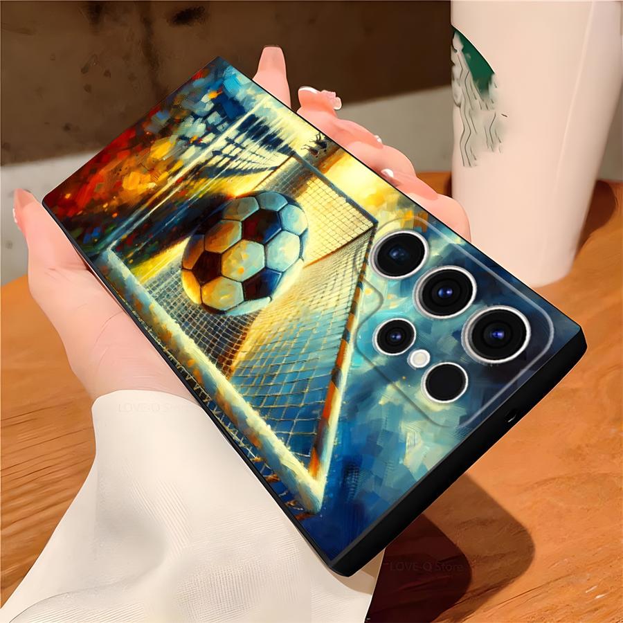 Football Matches Case for Samsung Galaxy S26 S25 S10 S9 S24 Plus S26 S21 FE Note 20 8 9 10 S23 S20 Ultra Funda Phone Cover