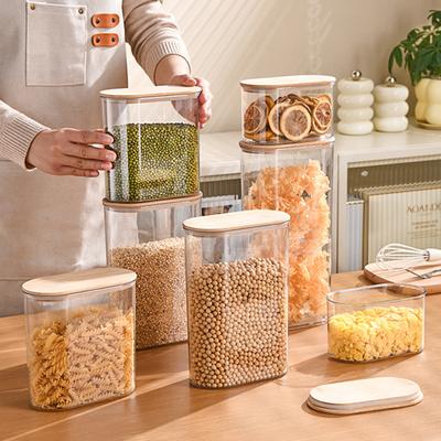 Airtight Food Storage Container Sealed Jar with Lid Large Capacity BPA Free Stackable Design