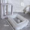 Arched Rectangular Round Hydroponic Gypsum Mould DIY Hydroponics Test Tube Vase Silicone Mold Plant Vase Cement Resin Mold Decor