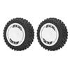 2Pcs Rubber RC Car Rear Tires Rear RC Wheels Tires Set for WLtoys 124007 Remote Control Car