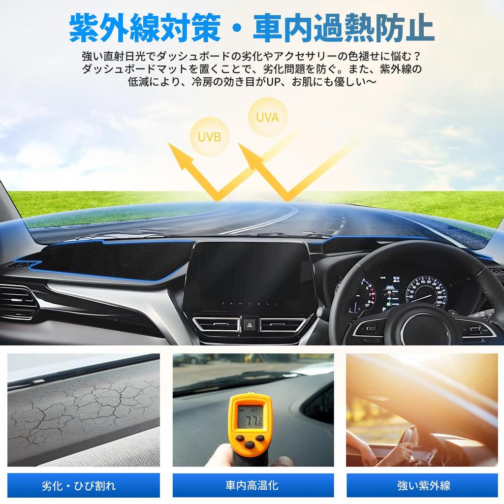 GIMUYA Armaturenbrettmatte für Suzuki Neue FRONX Serie Oktober 2024 Exklusiv Dash Schutz Innenraum Individualisierung Sonnenuntergang WD/WE (FRONX WDB3S/WEB3S, -