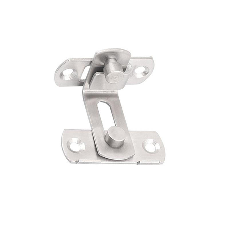 1PC Barn Door Cast Metal Hook Latch Lock Texture Country Rustic Decoration Ornament American Right Angle Sliding Door Buckle
