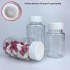 30, 100, 250ml PET Transparent Weithals Kapsel-Flasche mit versiegeltem Deckel
