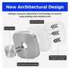 Stainless Steel Suction Cup Hooks Waterproof Shower Wall Hanger Strong Suction Cup Holder  Mirrors
