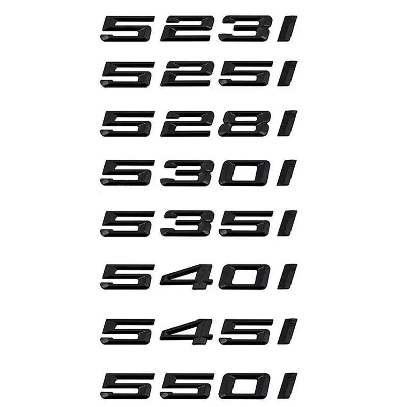 Soarhorse Matt Black for 520i 523i 525i 528i 530i 535i 540i 550i E34 E39 E60 E61 F10 Letter Sticker Emblem Decals