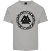Viking Symbol Valknut Black Gym Unisexs Light Cotton TShirt
