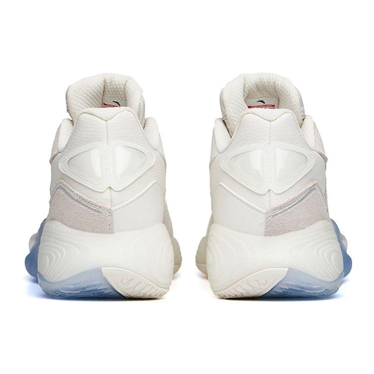 Anta Cement Bubble 1.0 KT Thompson White Chocolate Mousse Shock Absorption Non-Slip Low-Top Basketball Shoes Men Sneaker 912121608S-6