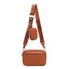New Fashion Diamond Embroidered Square Bag Front Bag Storage with Mini Change Bag Women's Bag Messenger Bag Trend