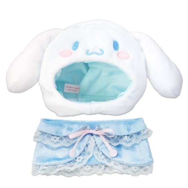 Naitou Design Plush Costumer Lace Cape Cinnamoroll, Size M, for Plush Toys Ages 6+, Hat Width: Approx. 22cm