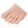 Tattoo Practice Fake Foot Model Medium Skin Color Nail Art Training Display Silicone Half Foot Model