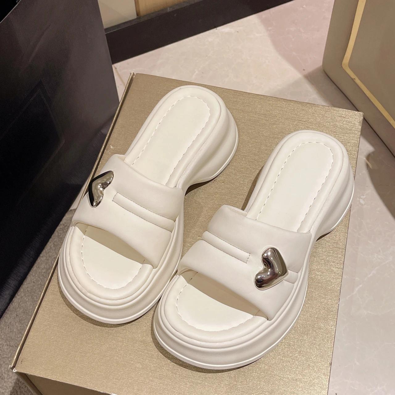 

Летние НОВЫЕ стильные модные и элегантные повседневные сандалии на платформе на подошве, однотонные модные тапочки с круглым носком и открытым носком НЕТ:Q2948 35