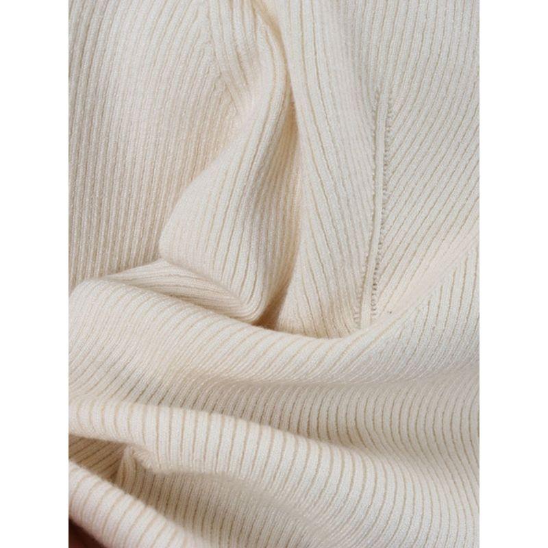 Foreign Trade Original Order Japan fashion Water Drop off-Neck Knit Sexy Short Pullover Base Gyaru Top