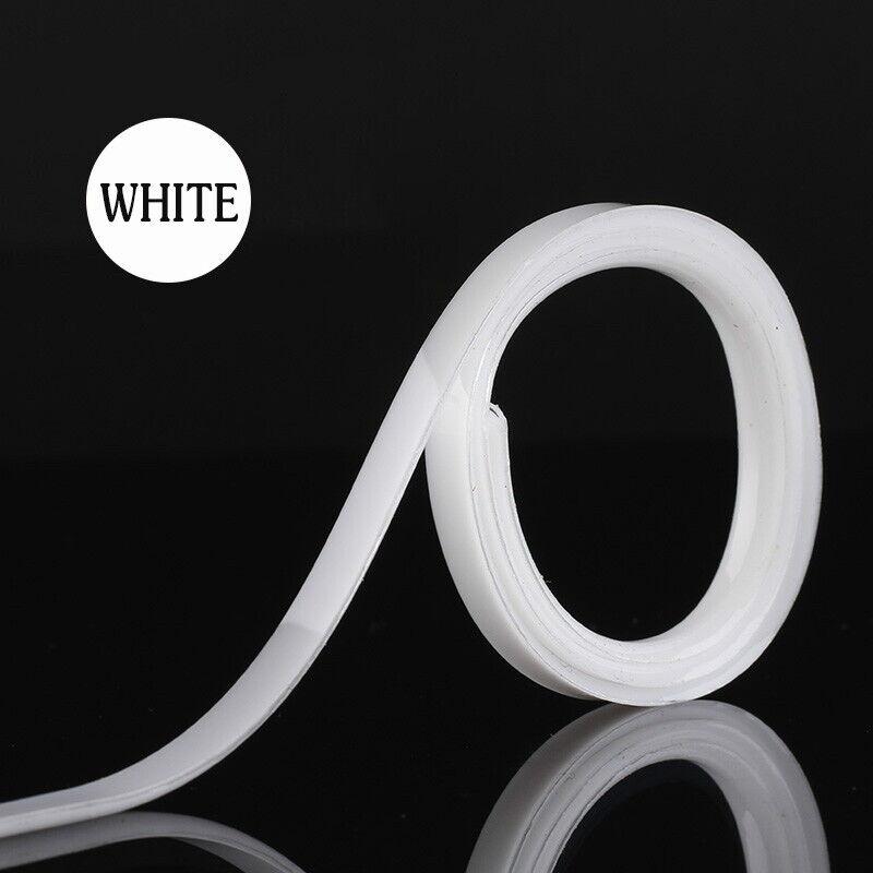 

Ceramic Tile Gap Tape Kitchen Bathroom Waterproof Beautiful Seam Self-Adhesive Sticker Wall Floor Gap Line Decorative Strip 6M 8mm&6m білий