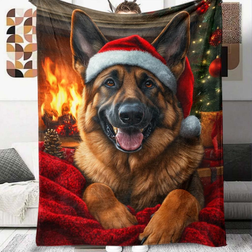 1 Pezzo Coperta in Flanella con Stampa Cartone Animato, Alta Qualità Confortevole per Tutte le Stagioni, Decorazione per la Casa, Calore e Comfort, Perfetta per Regalo di Natale Compleanno