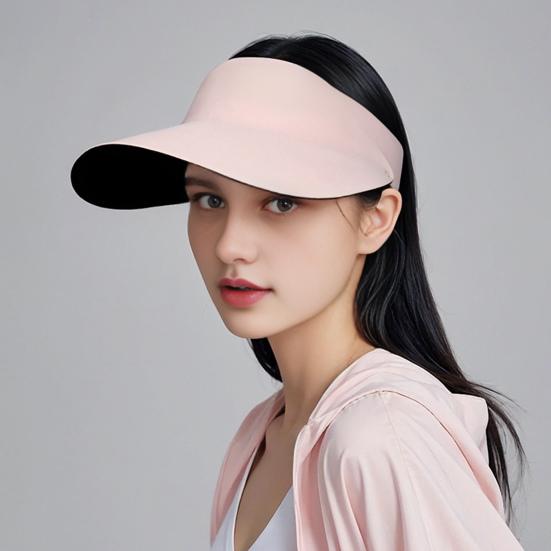 Sun Protection Hat Empty Top Design Foldable Outdoor Travel Summer Beach Cap Adjustable UV Protection Sport Sun