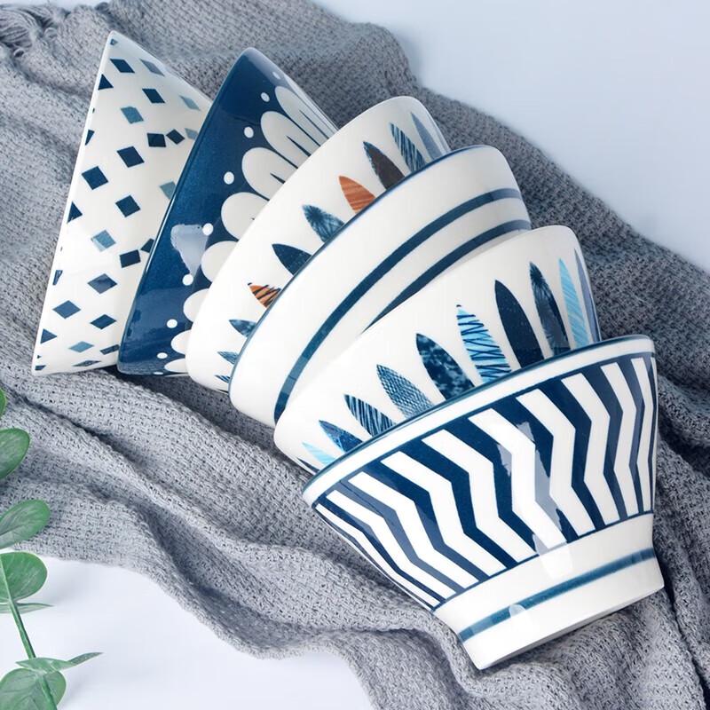 Jin Ming Li Japanese Style Dou Li Bowl Set