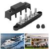 4 Stud M8 Bus Bar Heavy Duty Module Power Distribution Block Busbar Box for RV Yacht 48V  250A