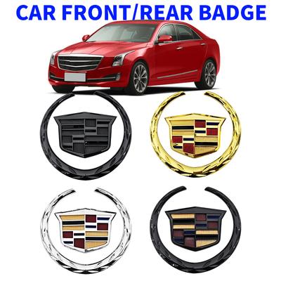 ABS 1PCS For Logo SRX ATS XTS Car Front Grille Emblem Cover Rear Trunk Badge Stickers Decals Auto Exterior Accessories