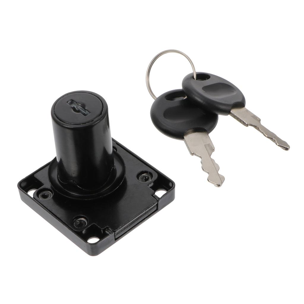 1Set Heavy Duty Zinc Alloy Drawer Lock Set with Keys Screws for Residential Commercial Mailboxes Cabinets Drawers Letter Boxes