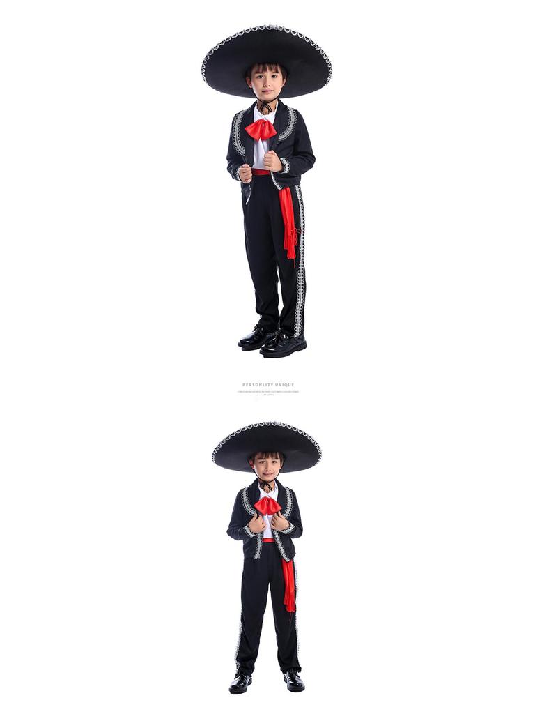 Children's Cinco De Mayo Mexican Mariachi Dance Costume