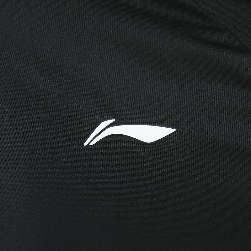 Li Ning Table Tennis Series Lightweight Breathable Short Sleeve Simple Logo Print Shorts Comfortable Versatile Casual Sports Suit Men Suit AATV055-1