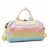 Gradually change fashion shoulder fitness bag new trend wet and dry separation yoga bag large capacity travel bag