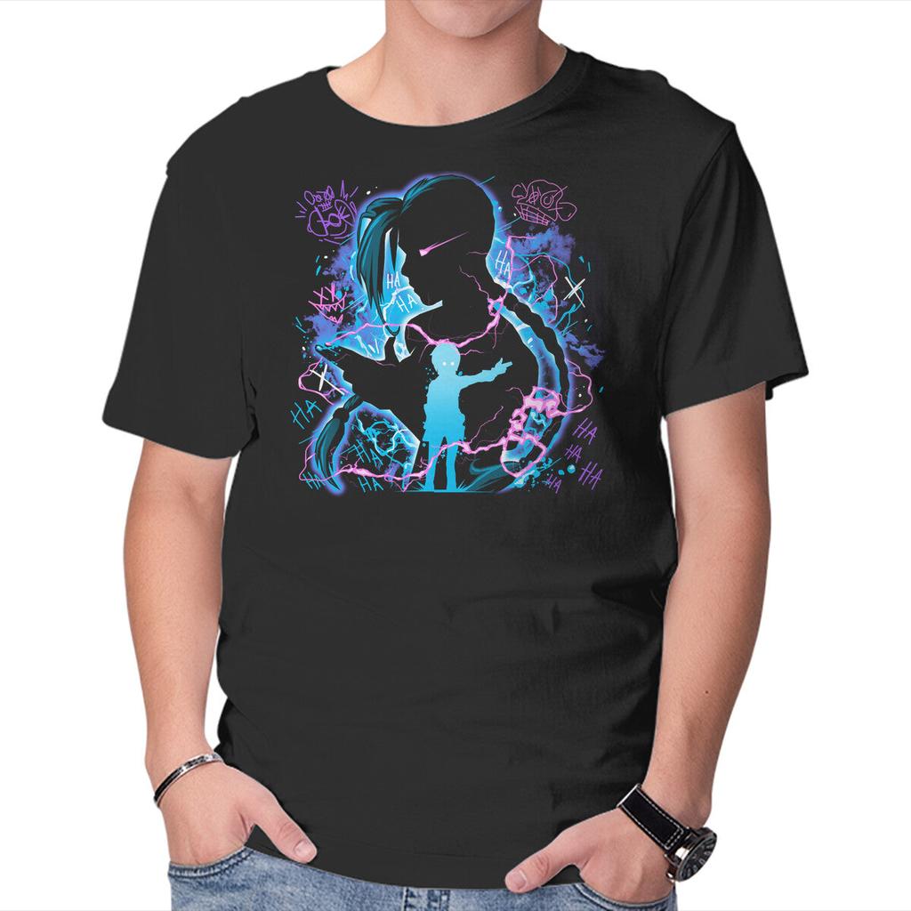 Unisex Crew Neck T-Shirt Crazy Girl Graphic Short Sleeve Casual Tee