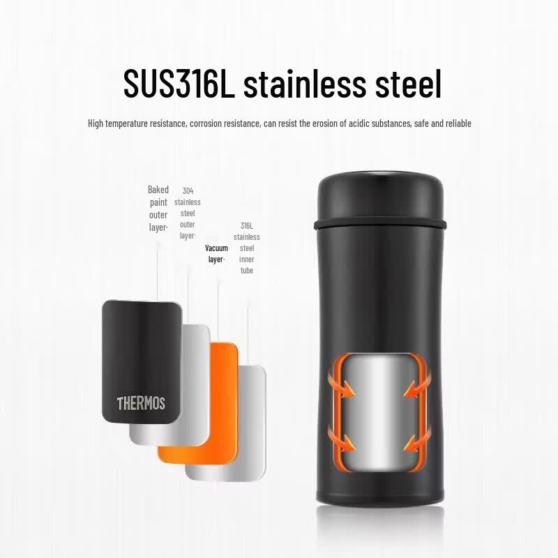 Thermos 400ml 316 Stainless Steel Insulated Tea Cup