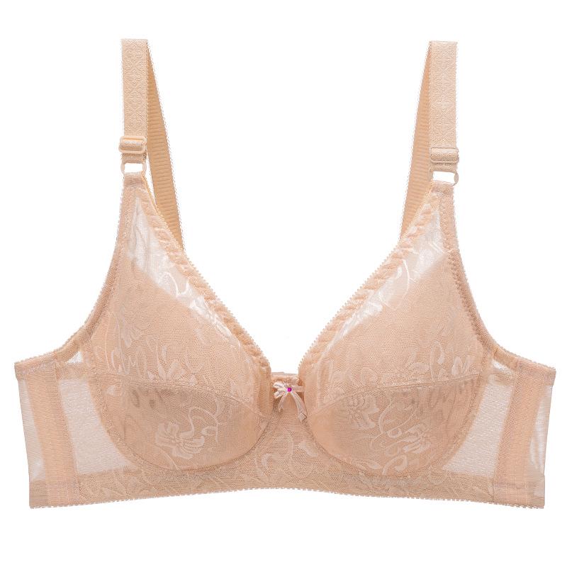 Women s Plus Size Lace Underwire Bra - Minimizes Large Bust, Push-Up, No Sponge, Large Cup 40/90 (C/D)