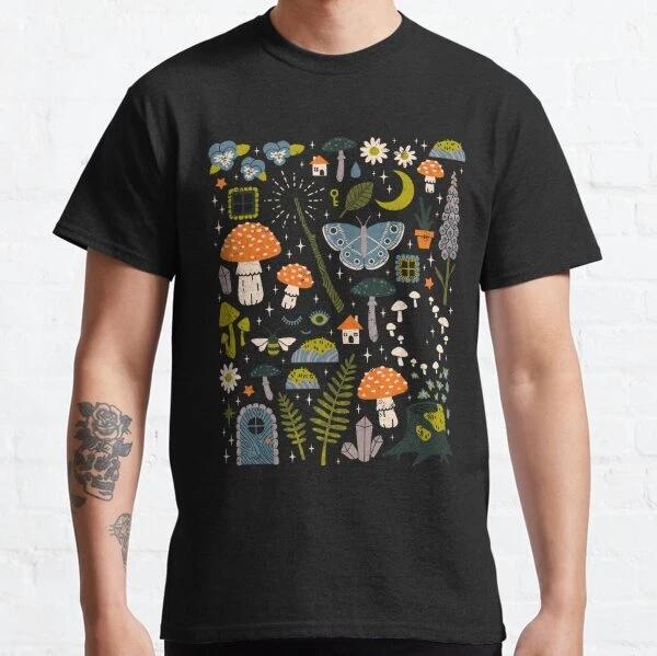 Fairy Garden Vintage Gift Garden Funny Classic T-Shirt S-3XL S