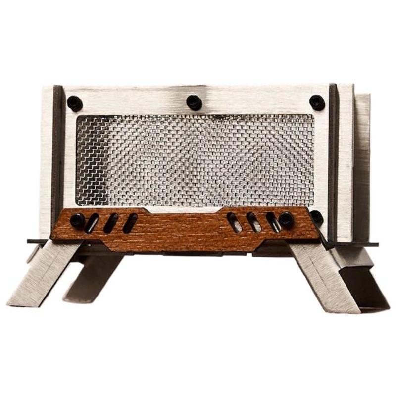 Customizable Mini Stove Wood Burning Multi-fuel Compatible Portable Stainless Steel Camping Stove Hot Sale in EU USA серебряный
