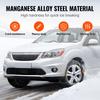2PCS Snow Chains Manganese Alloy Steel Traction Tire Snow Chains Silver