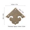10PCS One Sided Antique Decorative Box Corner Vintage Metal Book Corner Protector  Corner Protectors